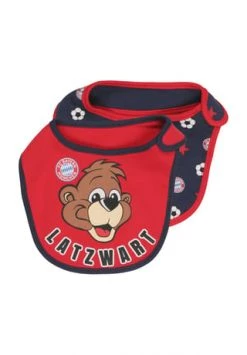Fanartikel Lätzchen "FC Bayern München", 2-er Set