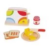 Goki Holzspielzeug Toaster, 10-teilig