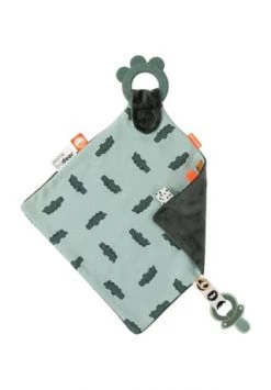 Done By Deer Schmusetuch "Croco", Mit Beißring