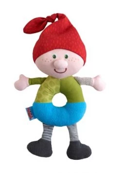 HABA Greifling "Kasper Karl", Mit Rassel, Zipfelmütze