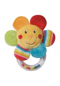 Fehn® Greifling "Blume Mit Rasselring"