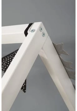 TiCAA Kinderbett Hausbett "Lina" Mit Schubkästen 90x200 Cm Kiefer Weiß Gesamt: Länge 97cm, Breite 203cm, Höhe 166cm -babyausstattung Shop unnamed file 720