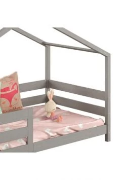 IDIMEX Hausbett RENA In 90 X 200 Cm Mit Rausfallschutz In Natur Gesamt: Länge 200cm, Breite 90cm, Höhe 138cm -babyausstattung Shop unnamed file 730