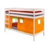 IDIMEX Etagenbett Aus Kiefer, Vorhang Orange/grün FELIX Gesamt: Länge 200cm, Breite 90cm, Höhe 140cm -babyausstattung Shop unnamed file 731