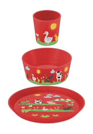 Koziol Geschirrset "Kids Set Farm", Für Kinder 3 Koziol Geschirrset "Kids Set Farm", Für Kinder